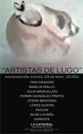 "Artistas de Lugo", exposición en la Galería la Catedral, de Lugo. Cartel de la Exposición. Mayo y junio de 2013